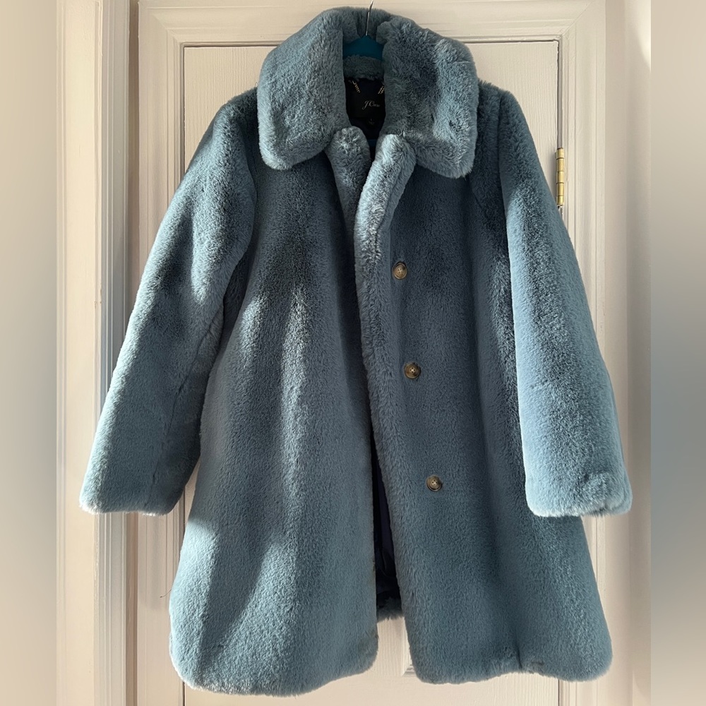 J. Crew Faux Fur Coat